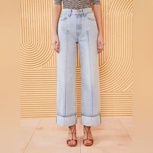 Ulla Johnson Genevieve Jean in Glacier Wash